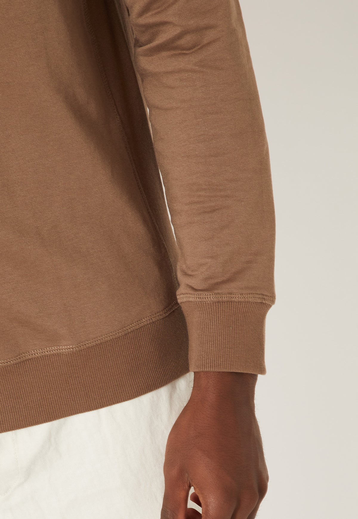 Ayke Men Knit Sweatshirt – Brown – view 7