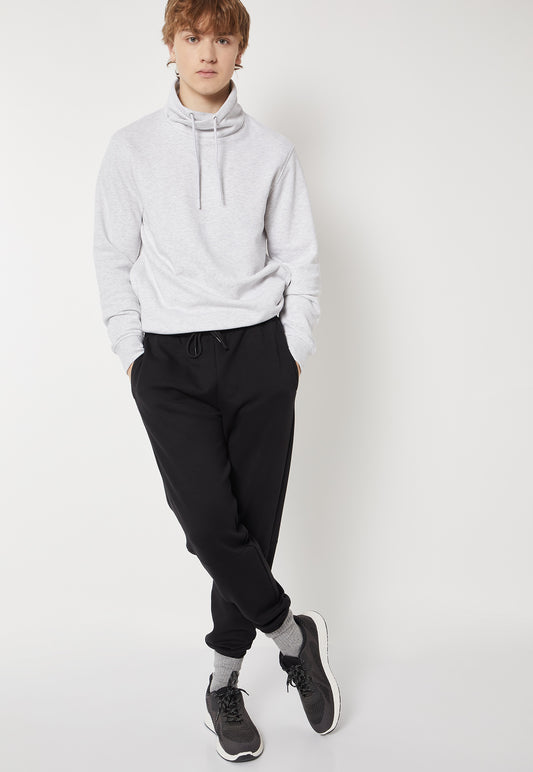 Ayke Men Knit Sweatshirt – Grey – view 2