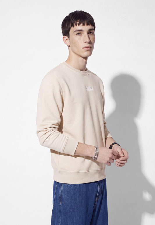 Ayke Men Solid Sweatshirt – Beige – view 2