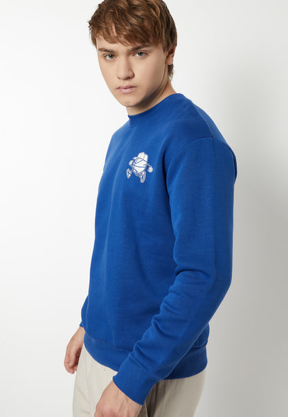 Ayke Men Applique Sweatshirt – Blue – view 4
