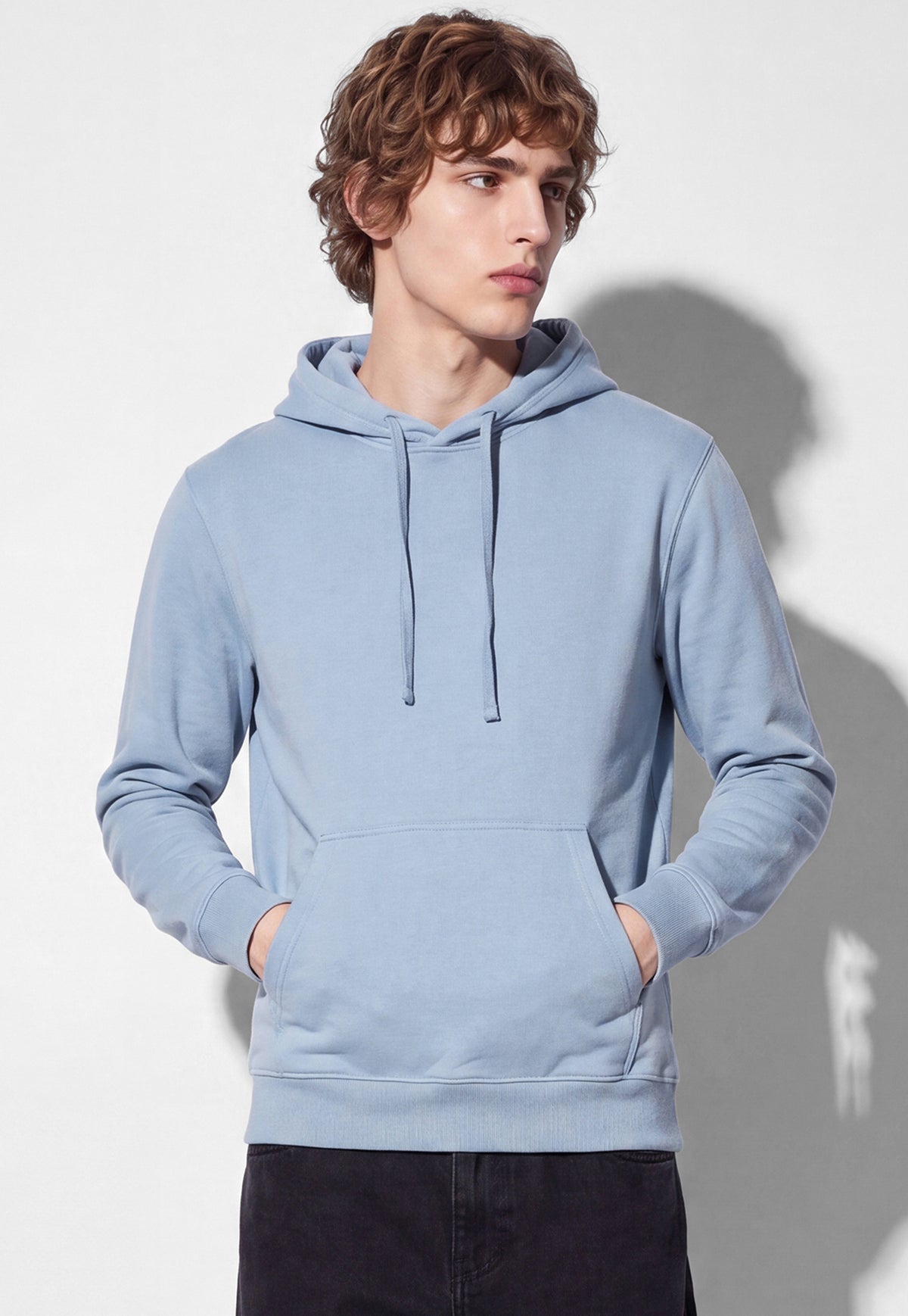 Ayke Men Hooded Sweatshirt – Blue – view 2
