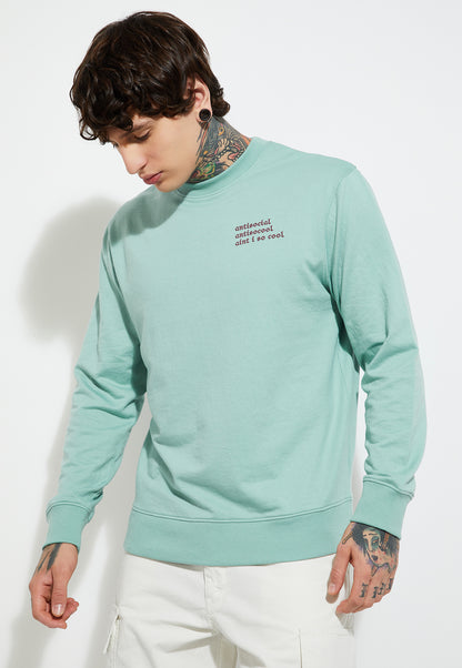 Ayke Men Knit Sweatshirt – Blue – view 1