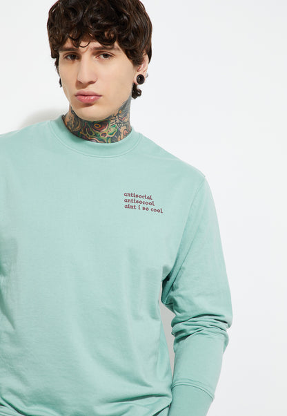 Ayke Men Knit Sweatshirt – Blue – view 5