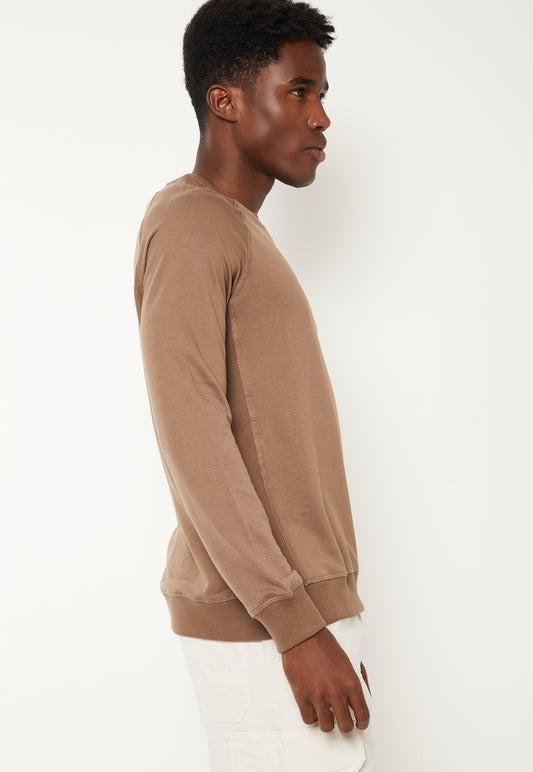 Ayke Men Knit Sweatshirt – Brown – view 2