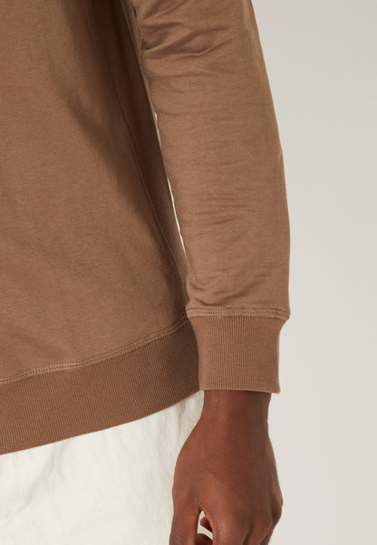 Ayke Men Knit Sweatshirt – Brown – view 7