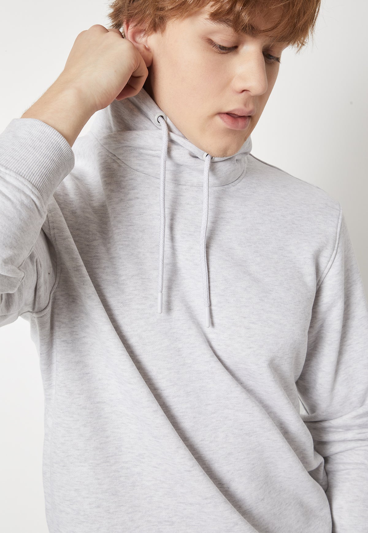 Ayke Men Knit Sweatshirt – Grey – view 3