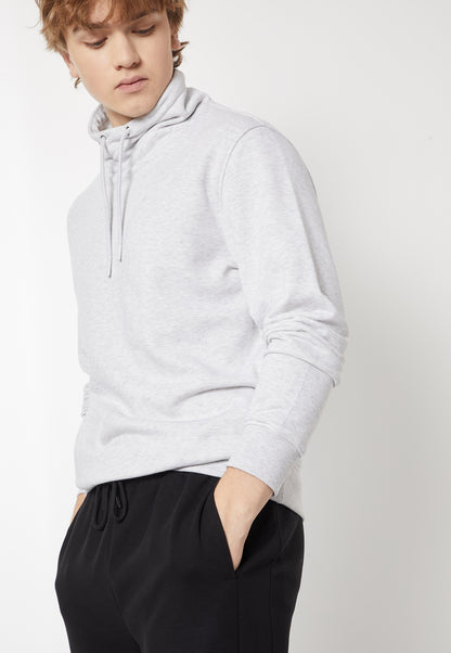 Ayke Men Knit Sweatshirt – Grey – view 5