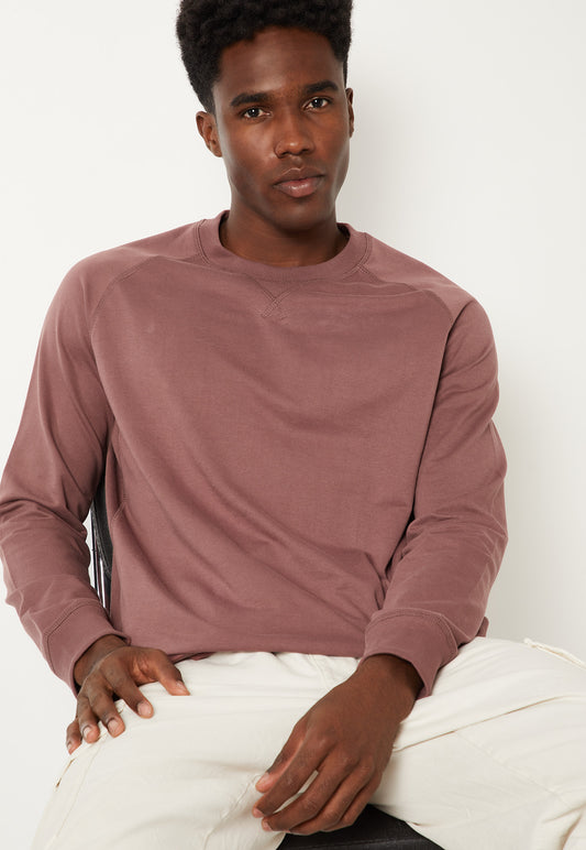 Ayke Men Knit Sweatshirt – Pink – view 1