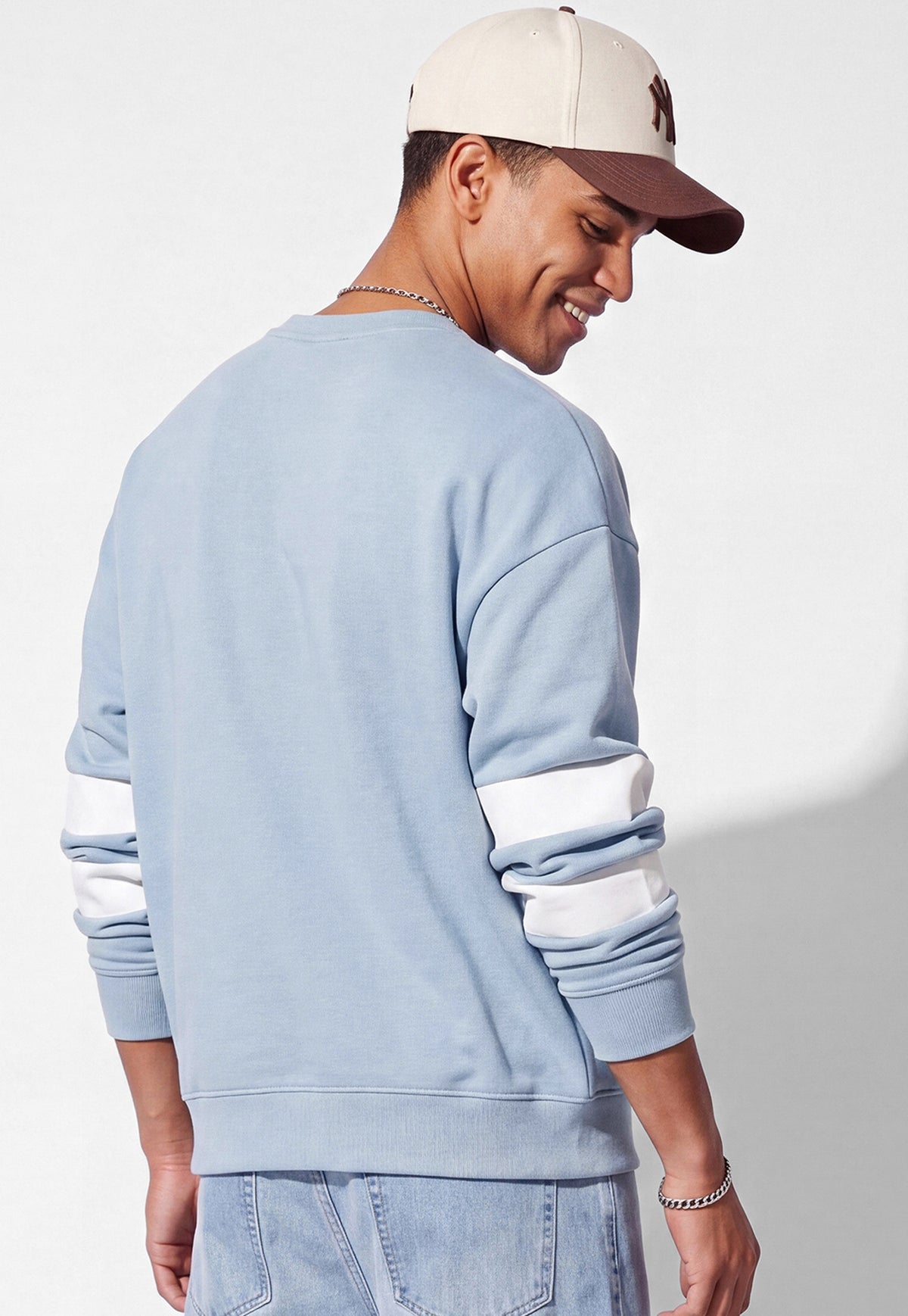 Ayke Men Printed Sweatshirt – Blue – view 5