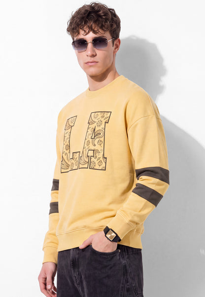 Ayke Men Printed Sweatshirt – Green – view 2
