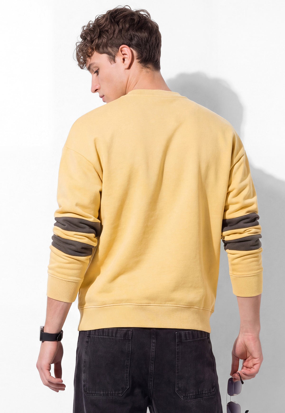 Ayke Men Printed Sweatshirt – Green – view 5