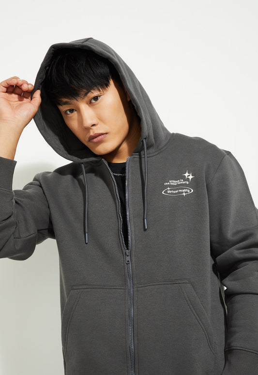 Ayke Men Printed Sweatshirt – Grey – view 2