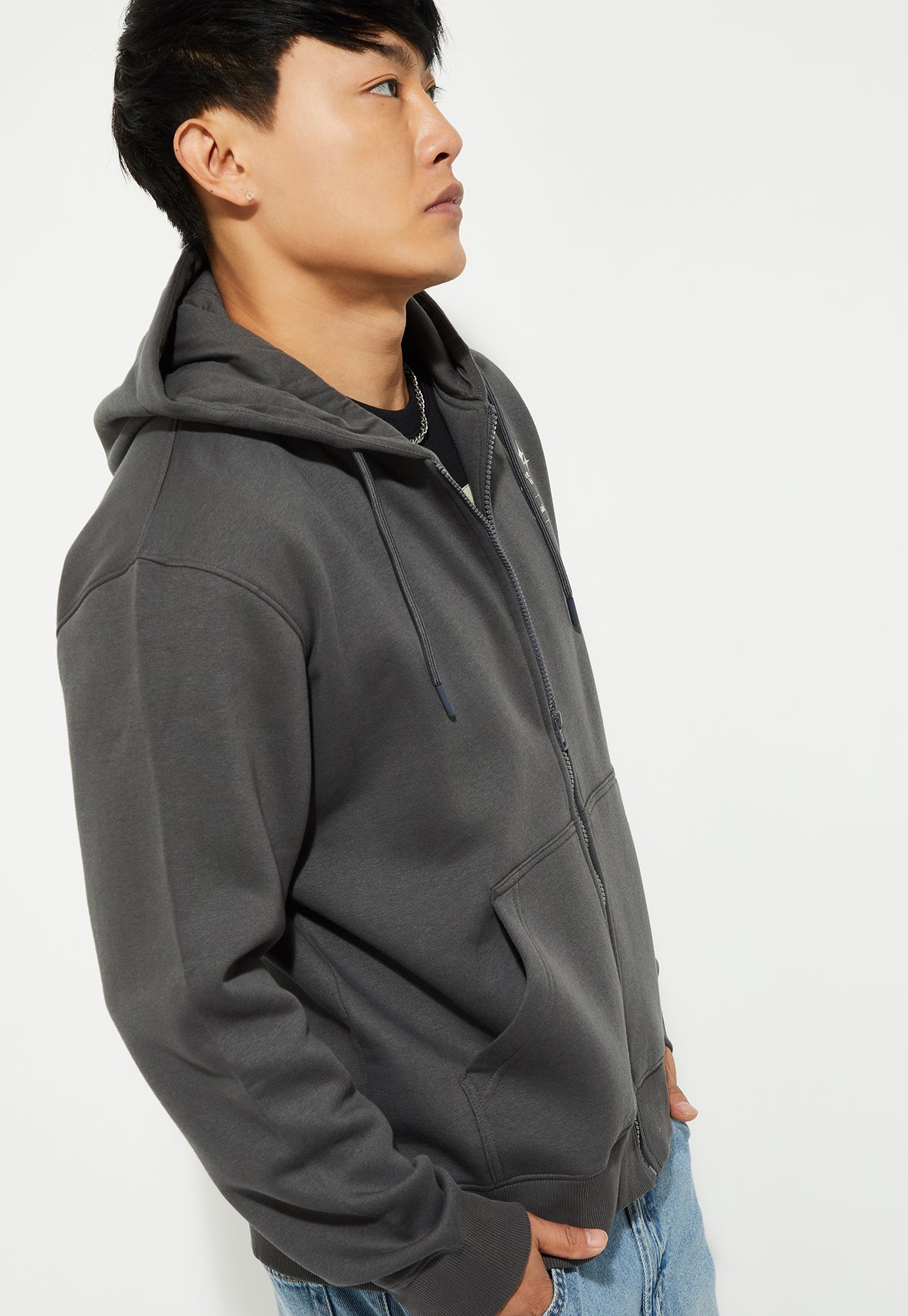 Ayke Men Printed Sweatshirt – Grey – view 3