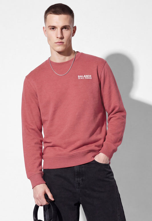 Ayke Men Printed Sweatshirt – Red – view 1