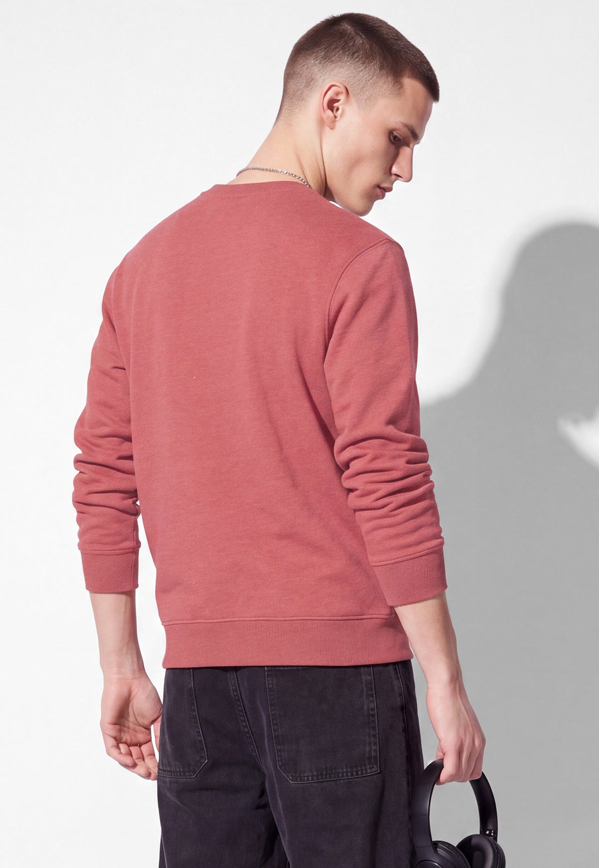 Ayke Men Printed Sweatshirt – Red – view 3