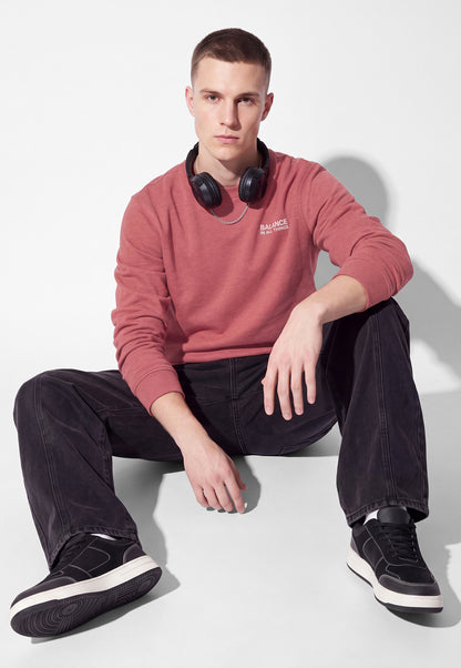Ayke Men Printed Sweatshirt – Red – view 5