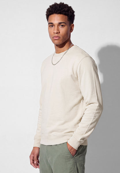 Ayke Men Solid Sweatshirt – Beige – view 2