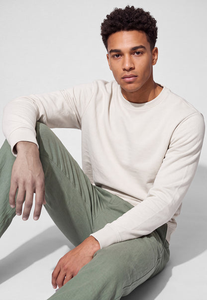 Ayke Men Solid Sweatshirt – Beige – view 3