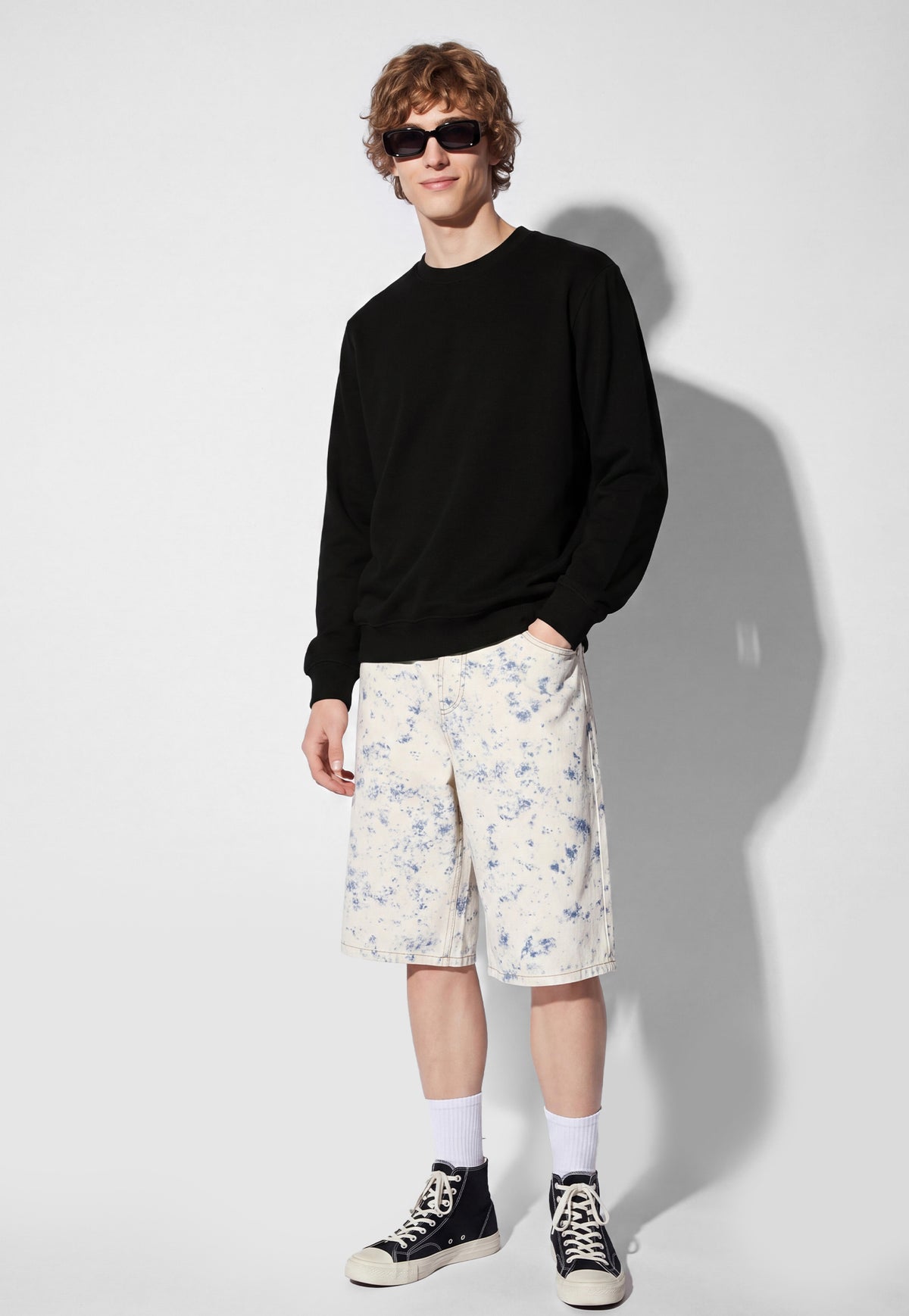 Ayke Men Solid Sweatshirt – Black – view 2