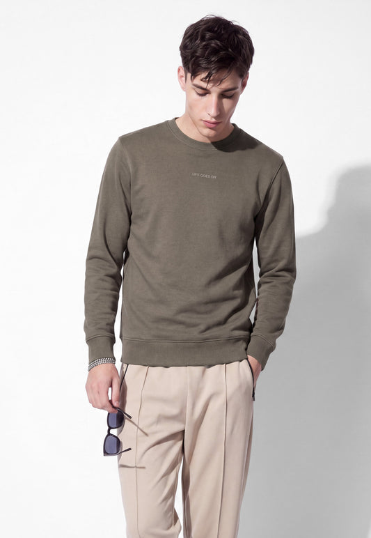 Ayke Men Solid Sweatshirt – Yellow – view 1