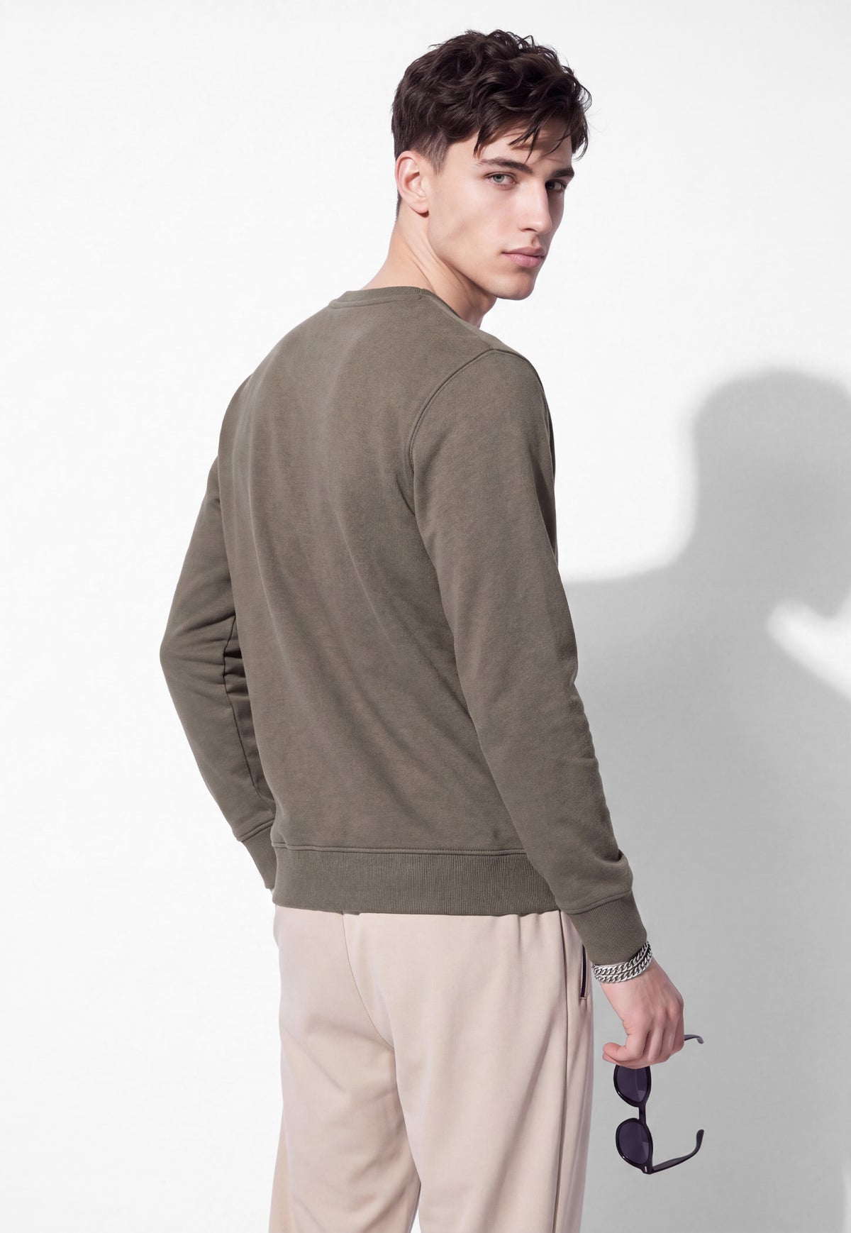 Ayke Men Solid Sweatshirt – Yellow – view 2
